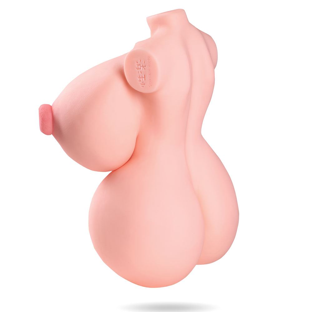 Bakunyu Nipple Fuck: Nipple Penetration Sex Doll Torso
