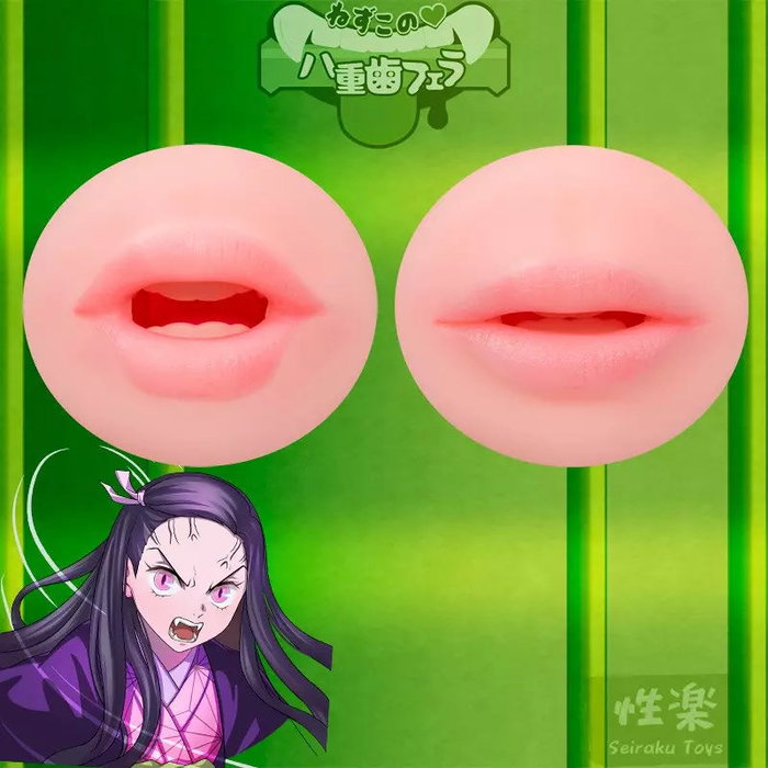 Nezuko's Blow Job Sex Toy - Double Tooth Onahole.com Nezuko's Blow Job Sex Toy - Double Tooth Onahole.com